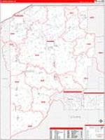 La Porte, In Carrier Route Wall Map